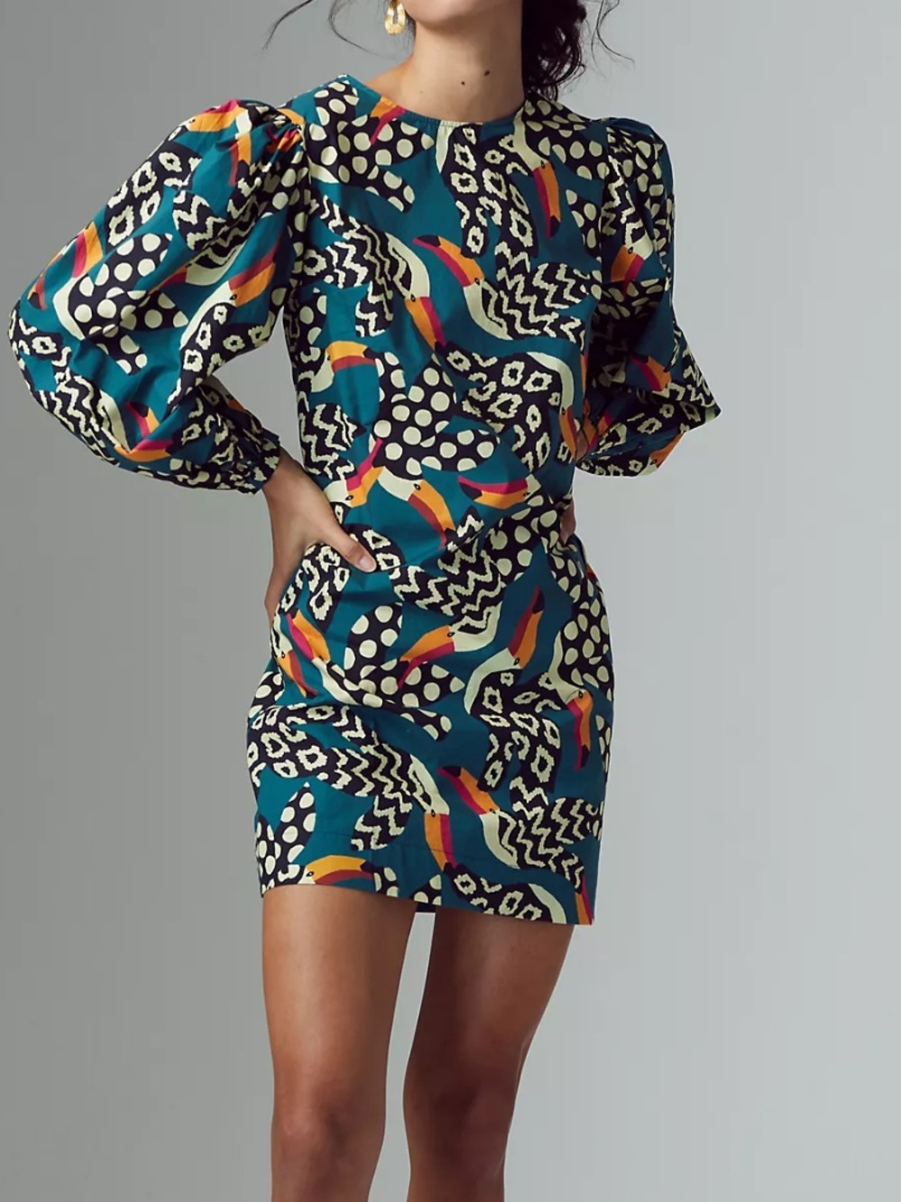 New with Tags FARM Rio Tucans Tunic Dress
